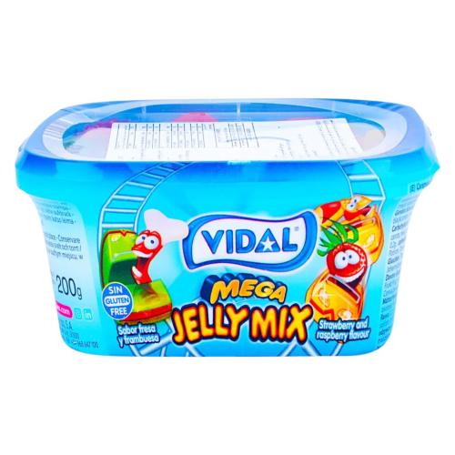 فيدال جيلى ميجا سويت فراولة وتوت علبة 160G