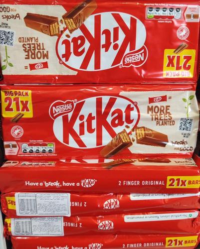 كيت كات ابو صباعين شريط 21*20.7g