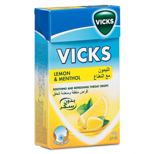 حلاوة فوكس ليمون ونعناع بدون سكر اقراص منعشة {40g}