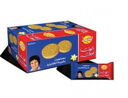 تيشوب بسكويت ابو ولد بحشوة كريمة الفنيليا {12*360g}