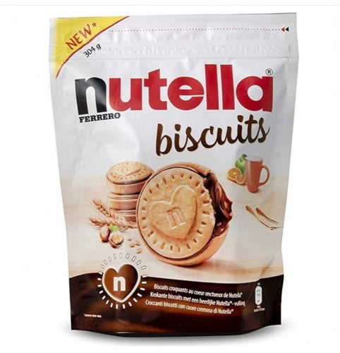 بسكويت مقرمش نوتيلا304غ
