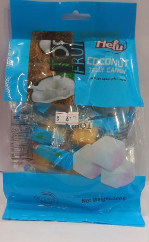 Helu حلوى جيلي بنكة جوز الهند 160g