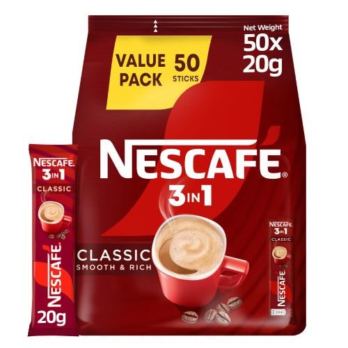 نستلة نسكافية كلاسيك 3*1 - 50ظرف*20G