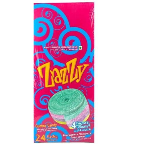جيلى زازى فواكة منوعة 4نكهات و4الوان 24حبة*40G