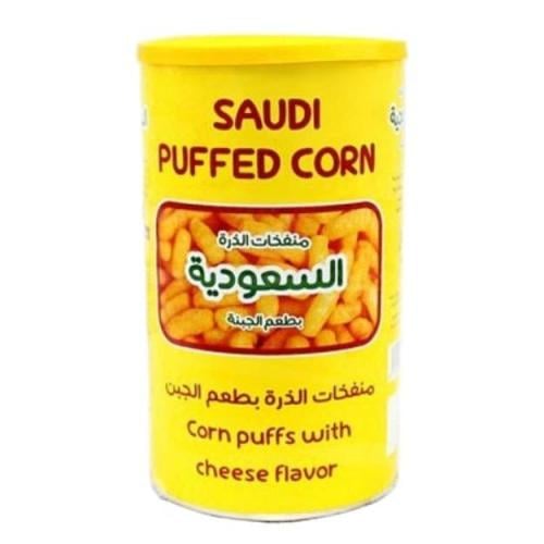 بفك السعودية منتفخات الذرة مغطاة بالجبنة علبة 155G