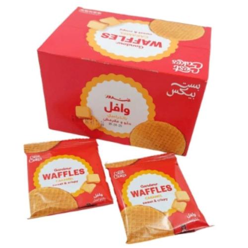 الغندور وافل كراميل 24قطغة*28G