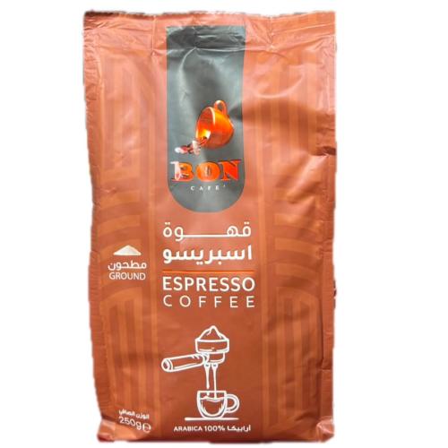 بون قهوة اسبريسو مطحون 250G