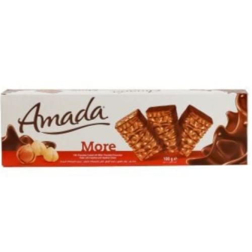 امادا مور ويفر بكريمة البندق مطى شوكولاتة 100G