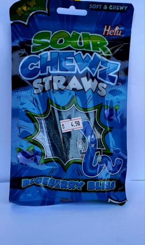 Helu حلوى لينة حامضة بنكهة التوت الازرق 120g