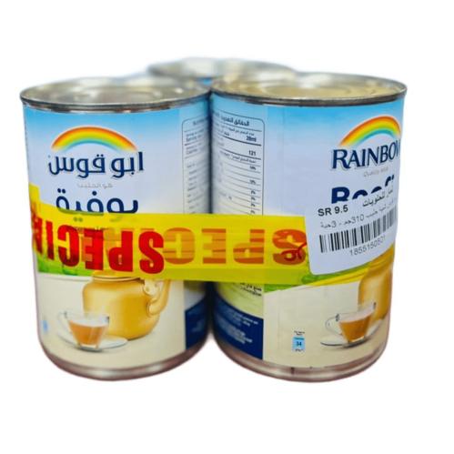 ابو قوس بوفية شبية حليب مبخر عرض 3 حبة*310G