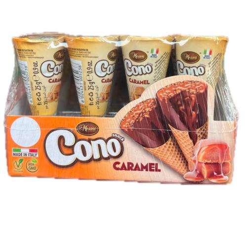 كونو بسكويت ويفر بالكراميل ( بالحبة او العلبة ) العلبة 24حبة*25G
