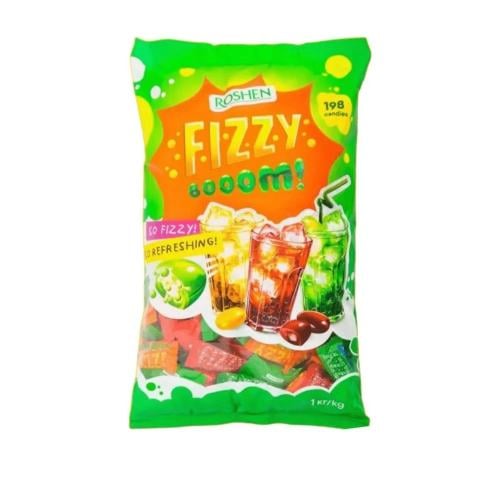 فيزي بوم حلوى صلبة بحشوة فوارة 1K