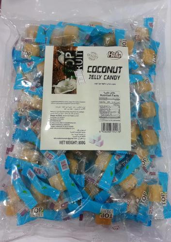 Helu حلوى جيلي بنكة جوز الهند 800g