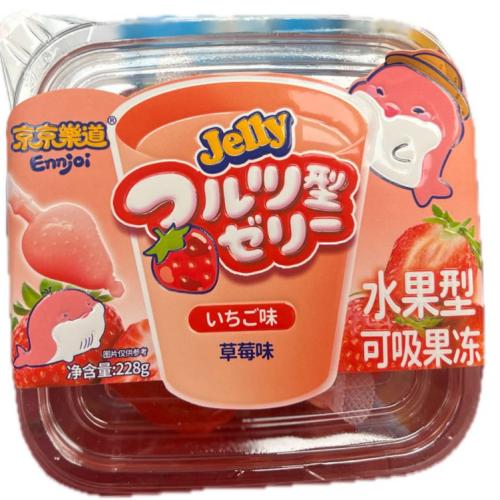 انجوى جيلى سائل بنكهة الفراولة علبة 228G