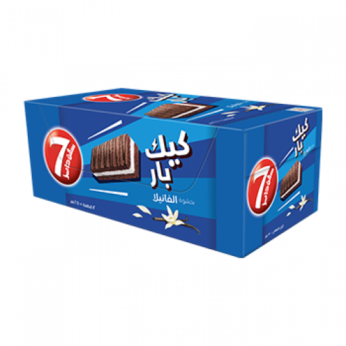 سفن دايز كيك بار بحشوة الفانيلا {12*25g}
