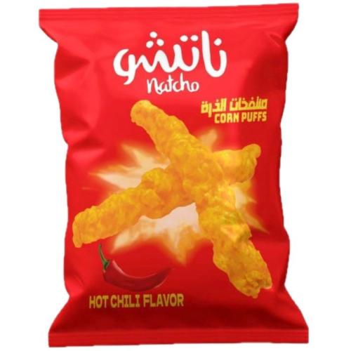 ناتشو منتفخات الذرة بطعم الفلفل الحار 20كيس*20G