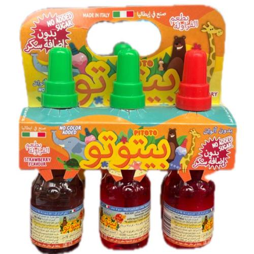 عصير بيتوتو فراولة بدون سكر 6 قارورة*70ML
