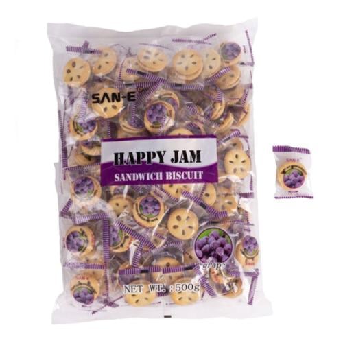 هابى جام بسكويت بالتوت الازرق 500G