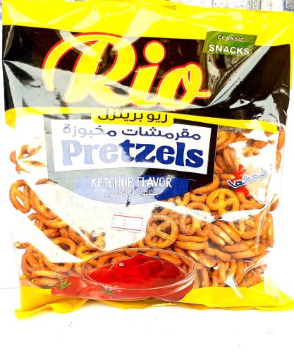 ريو بريتزل مقرمشات مخبوزه بنكهة الكاتشب 250G