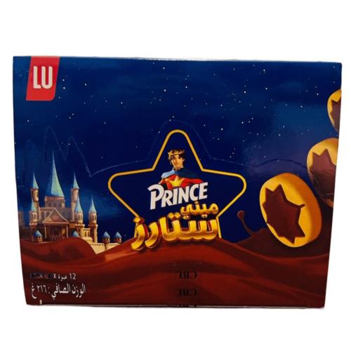 البرنس بسكويت مينى ستارز بالشوكولاتة 12*18G