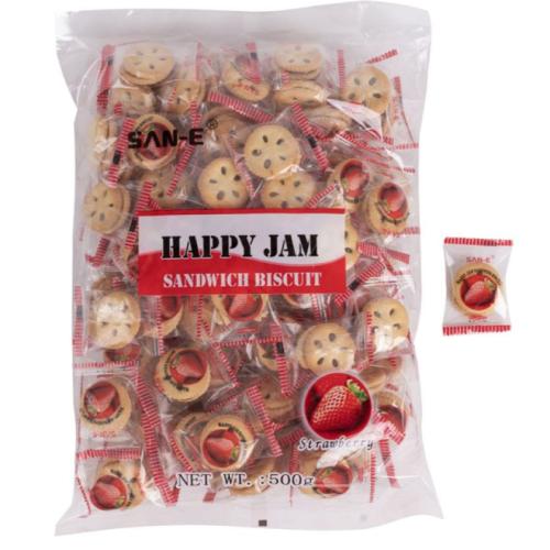 هابى جام بسكويت بالفراولة 500G