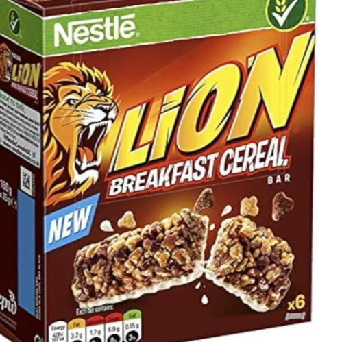 نستله لايون حبوب بشوكلاتة حليب 6*25g