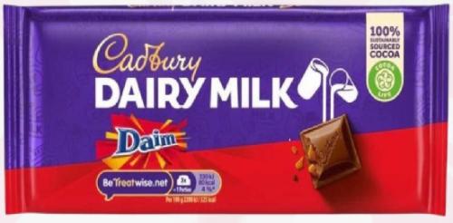 كادبري دايم شوكلاتة لوح 120G