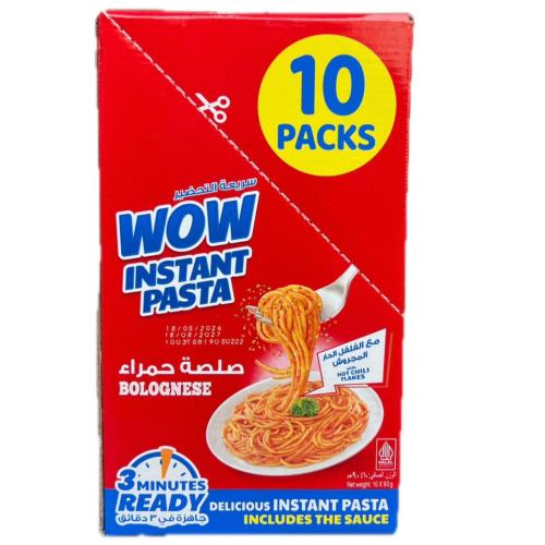 واو باستا مكرونة فورية صلصة حنراء 10كيس*90G