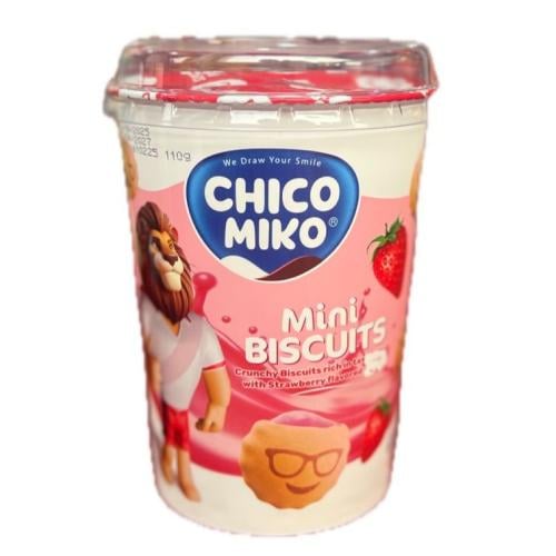 شيكو ميكو كاسات بسكويت بالفراولة 125G