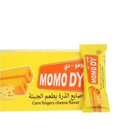 مومو-دى اصابع الذرة بطعم الجبنة والفلفل 20كيس*8G