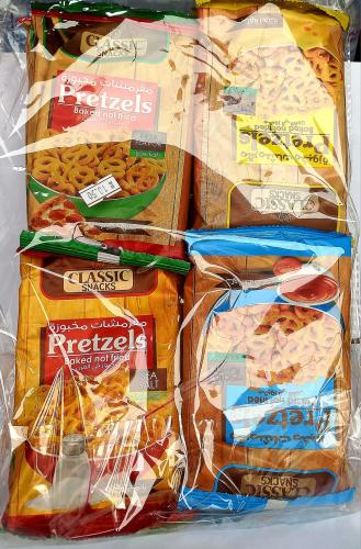 سناك بريتزل نكهات متنوعة 12*25G