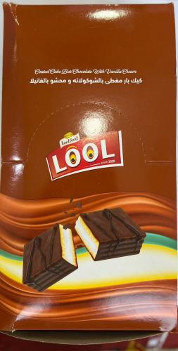 لول كيك بار فانيليا مغطى شوكولاتة 12*35G