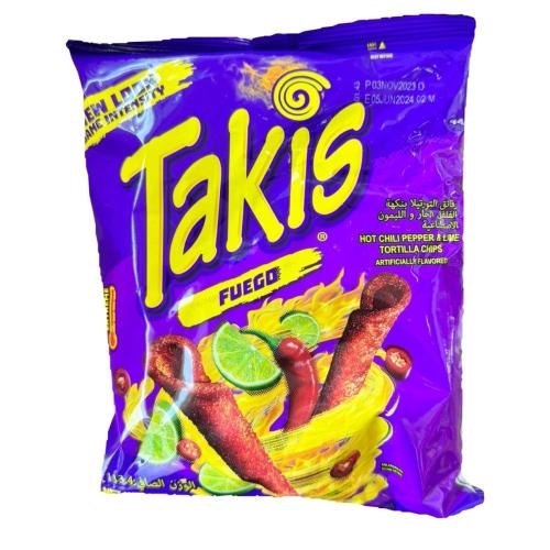 تاكيس فويجو رقائق التورتيلا بالفلفل الحار والليمون 113.4G