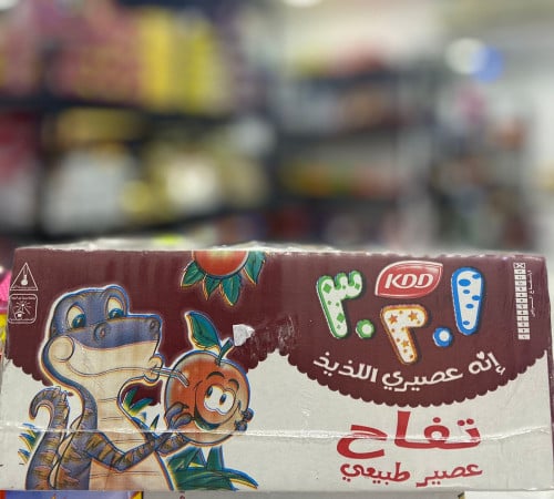 عصير تفاح KDD طبيعي 18*125مل