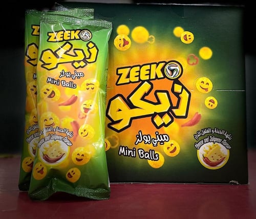 زيكو ميني بولز بنكهة الجبن والفلفل الحار {18*12g}