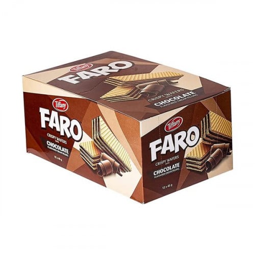 تيفاني فارو الويفر المقرمش المحشو بكريمة الشوكولاتة {12*40g}