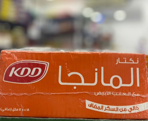 عصير مانجا مع العنب  الابيض KDD خالي من السكر  18*125مل