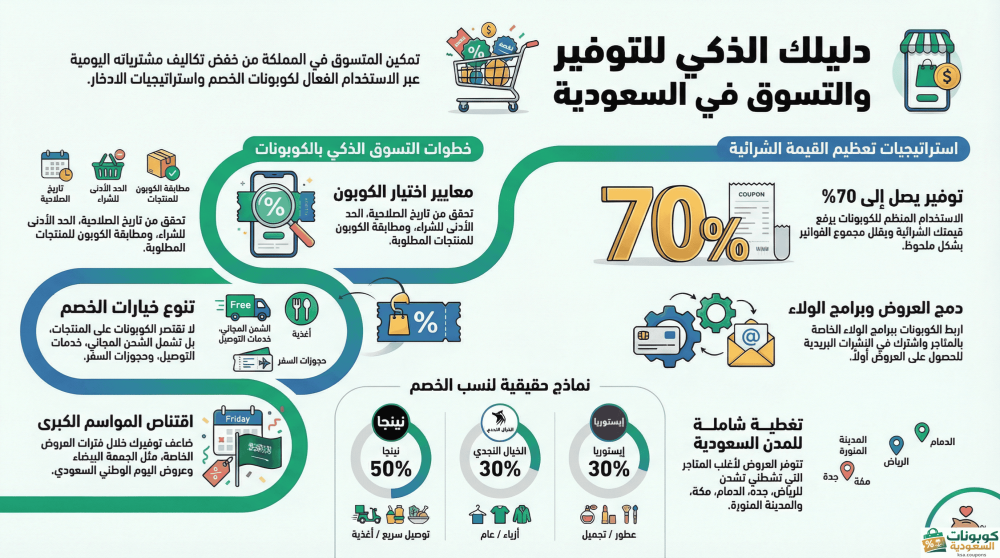 أفضل طرق التوفير في التسوّق في السعودية 2026