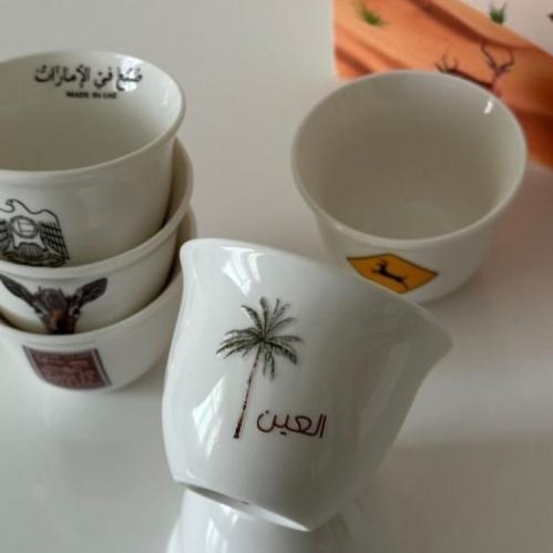 فناجيل قهوه بعبارات من اختياركم العدد 6