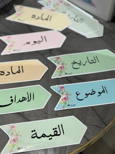 بطاقات تنظيم السبوره ( اوراق مغناطيسيه )