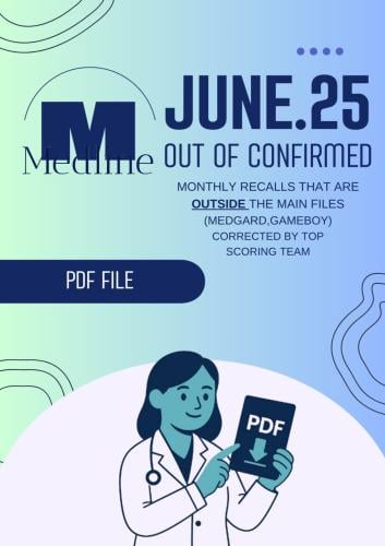 Out of confirmed Recalls June (PDF)