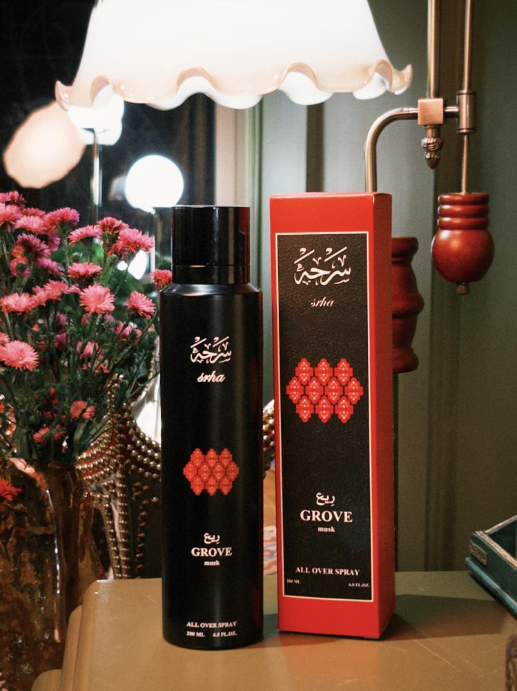 All over spray “ رِيع | grove “