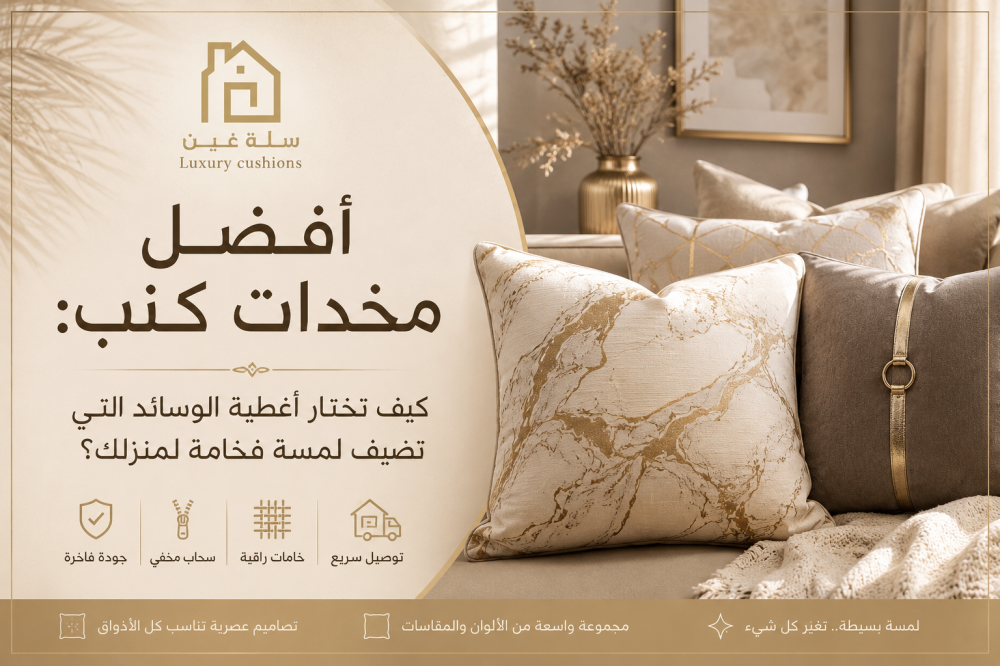 أفضل مخدات كنب: كيف تختار أغطية الوسائد التي تضيف لمسة فخامة لمنزلك؟