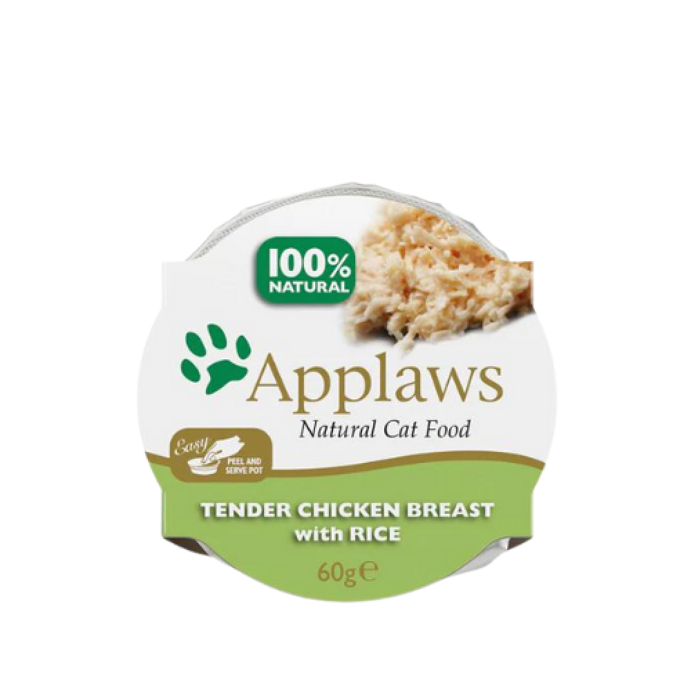 Applaws Chicken Breast Dishes with Rice in Gravy Wet Cat Food 60 grams