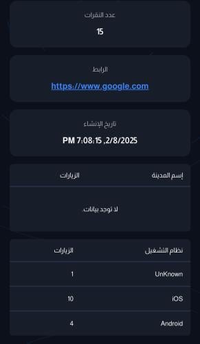 رابط تحليلات لبطاقات تقييم قوقل ماب