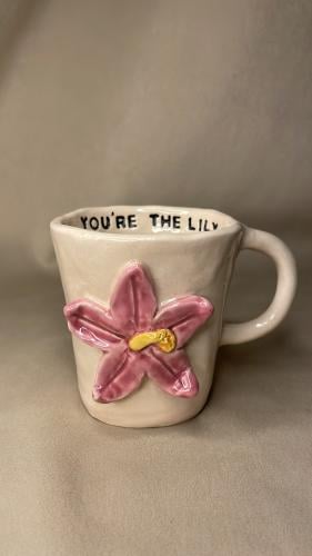 كوب - you’re the lily of my life- أنتِ وردة الليلي...