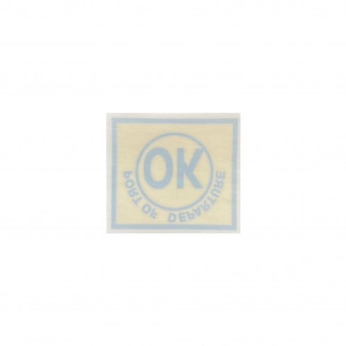 ستيكر OK اصفر داخلي