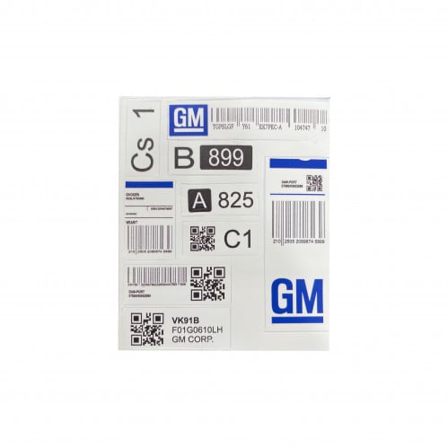 بكج استيكرات جي ام GM صغيرة