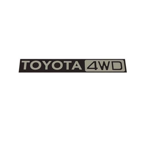 ستيكر TOYOTA 4WD جيب ربع لغطاء انوار اللوحه تفصيل