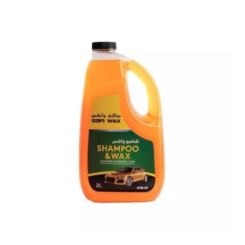 شامبو سافي واكس للسيارات 2لتر اصفر